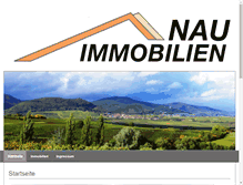 Tablet Screenshot of immobilien-nau.de